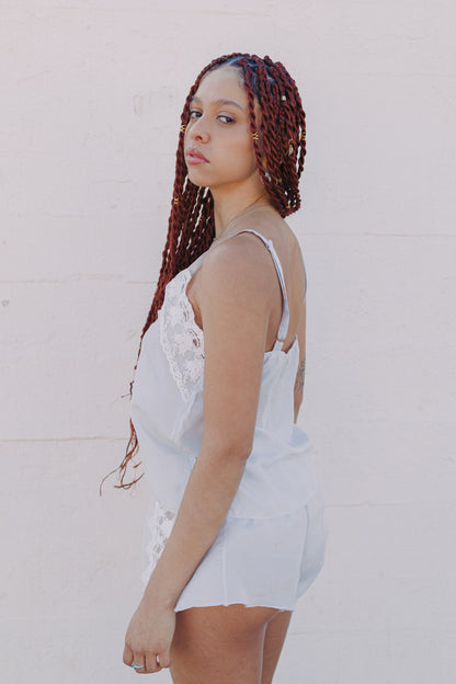 Short Babydoll Primavera em Seda 100% Natural