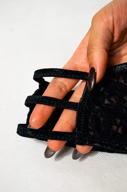 Cueca de Renda Traseira Dupla Face Fatale