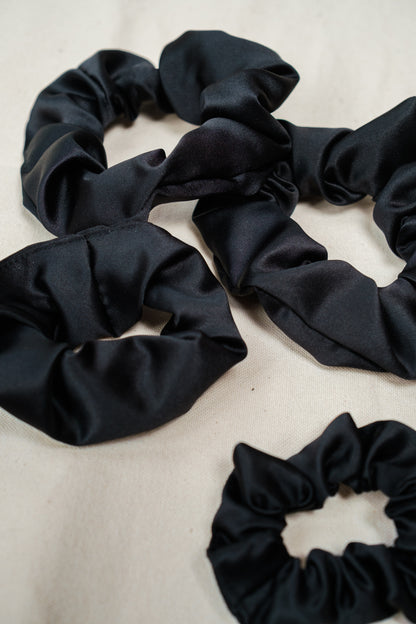 Scrunchie de Cetim - Pack 2 Unidades