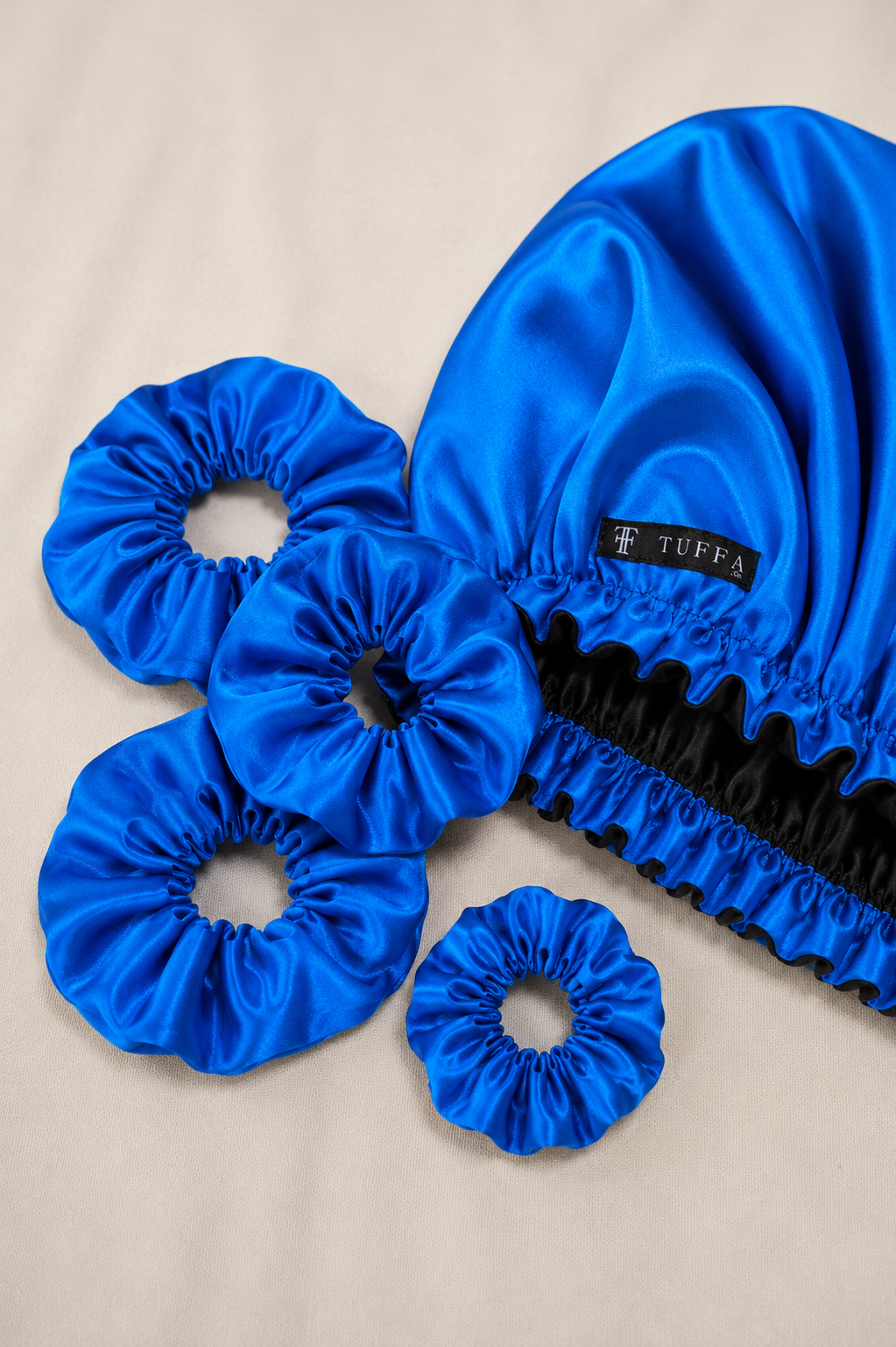 Scrunchie de Cetim - Pack 2 Unidades